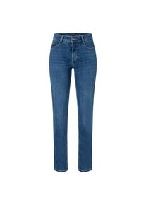 Slim-fit-Jeans MAC "DREAM", Damen, Gr. 40, L&auml;nge 32, mid indigo used, Denim/Jeans, Obermaterial: 82% Baumwolle, 9% Polyester, 5% Elastomultiester, 4% Elasthan, slim fit lang, Jeans Slim-fit-Jeans, sehr elastisches Material