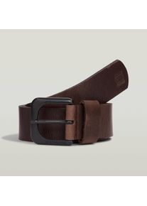 G-Star Raw Lederg&uuml;rtel G-STAR "Zed Belt", Herren, Gr. 85, braun (dk braun, bla), Leder, G&uuml;rtel Lederg&uuml;rtel