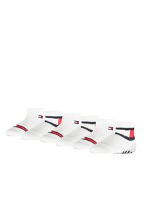 Socken Tommy Hilfiger "TH BABY SOCK 6P FLAG SOCK ECOM", Jungen, Gr. 19-22, wei&szlig;, Baumwollmischung, unifarben mit Farbeinsatz, normal, Socken Socken, ABS Anti-Rutsch am Fu&szlig;