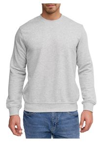 Sweatshirt INDICODE "INFence", Herren, Gr. M, grau (lt grau mix), Sweatware, Obermaterial: 60% Baumwolle, 40% Polyester, unifarben, regular fit normal, Rundhals, Rippb&uuml;ndchen, Sweatshirts Sweatshirt
