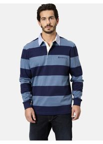 Sweatshirt Babista "Sweatshirt VIORENTO", Herren, Gr. M, blau (blau gestreift), Obermaterial: 100% Baumwolle CO., Sweatshirts Sweatshirt