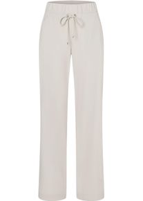 Stoffhose MAC "EASY WIDELEG", Herren, Gr. 36, L&auml;nge 30, wei&szlig; (ivory), Web, Obermaterial: 77% Polyamid, 23% Elasthan, unifarben, weit kn&ouml;chellang, Hosen Stoffhose, sehr elastische Qualit&auml;t, angenehmer Griff und hoher Tragekomfort