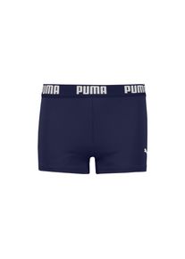 Badehose Puma "Puma SWIM BOYS LOGO TRUNKS", Jungen, Gr. 164, N-Gr, navy, Obermaterial: 80% Polyamid, 20% Elasthan, Badehosen Badehose, mit elastischem Bund, f&uuml;r Boys, Logoschriftzug