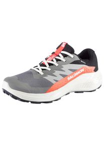 Laufschuh Salomon "ALPHAGLIDE GORE-TEX", Damen, Gr. 45, castlerock, lunar rock, cherry tomato, Synthetik, Textil, Schuhe Laufschuh, wasserdicht