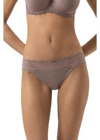 Minislip Mey "SERIE AMOROUS", Damen, Gr. 40, milk`n coffee, Spitze, Obermaterial: 87% Polyamid, 13% Elasthan, k&ouml;rpernah, Unterhosen Minislip, Spitze durchgehend am Bund