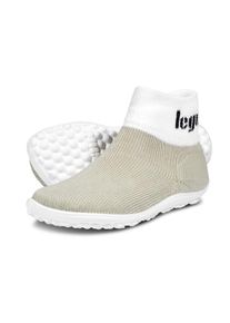 Barfu&szlig;schuh Leguano "LEGUANITO", M&auml;dchen, Gr. 32/33, beige, Textil, Schuhe Barfu&szlig;schuh, Schlupschuh, Freizeitschuh, Hausschuh f&ouml;rdert optimal den Laufprozess