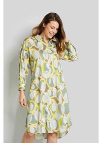 Hemdblusenkleid Bugatti, Damen, Gr. 36, Normalgr&ouml;&szlig;en, gr&uuml;n (mint), 100% Baumwolle, normal, Kleider Hemdblusenkleid, aus reiner Baumwolle