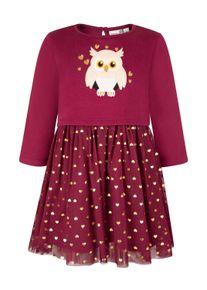 Sommerkleid happy girls "dress", M&auml;dchen, Gr. 122, EURO-Gr&ouml;&szlig;en, berry, Stoff, 100% Baumwolle, normal, Kleider Sommerkleid