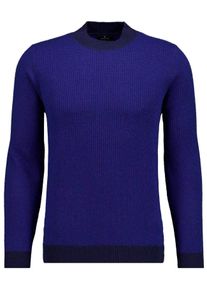 Rundhalspullover Ragman, Herren, Gr. 56, marineblau, Strick, 90% Wolle 10% Baumwolle, Pullover Rundhalspullover