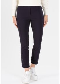 3/4-Hose Stehmann "Igor", Damen, Gr. 46, N-Gr, blau (marine), Web, Obermaterial: 72% Viskose, 25% Polyamid, 3% Elasthan, unifarben, figurbetont 3/4-L&auml;nge, Hosen 3/4-Hose, in Gr&ouml;&szlig;en 32 bis 52, aus Viskose mit Stretch