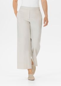 Stoffhose Stehmann "Fabienne3-700", Damen, Gr. 46, N-Gr, kalk, Web, Obermaterial: 65% Baumwolle, 31% Polyamid, 4% Elasthan, unifarben, normal 7/8-L&auml;nge, Hosen Stoffhose, 7/8-Hose mit Stretch