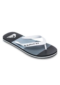 Sandale Quiksilver "Molokai Art 25", Herren, Gr. 7(40), schwarz (schwarz reconect stripe), Obermaterial:Obermaterial: Synthetik / Laufsohle: Moosgummi;, Schuhe Sandale