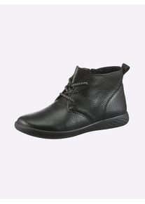 Waldl&auml;ufer Stiefelette WALDL&Auml;UFER, Damen, Gr. 5, schwarz, Glattleder, Rindsleder, Basic, Schuhe Stiefelette