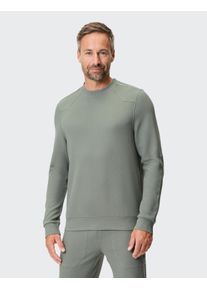 Sweatshirt Joy Sportswear "VINCENT", Herren, Gr. 52, gr&uuml;n (grape leaf), Obermaterial: 80% Polyester, 14% Lyocell, 6% Elasthan, Sweatshirts Sweatshirt