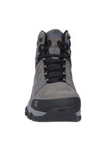Wanderschuh Hi-Tec "Hi-Tec Stiefel V-Lite Explorer Wp", Herren, Gr. 43, Normalschaft, holzkohle, grau, dunkelblau, 70% Leder + 20% Textil + 10% Synthetik 100% Textil Innensohle: 90% EVA/10% Textil Laufsohle: 100% Synthetik, Schuhe Wanderschuh