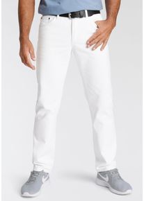 Regular-fit-Jeans Arizona "James", Herren, Gr. 46, U + N + S Gr, wei&szlig;, Obermaterial: 100% Baumwolle, Basic, normal lang, Jeans Regular-fit-Jeans, Regular Fit, gerades Bein, normale Leibh&ouml;he, Topseller