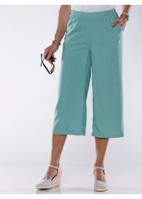 Culotte Classic Basics, Damen, Gr. 46, Normalgr&ouml;&szlig;en, gr&uuml;n (salbei), 100% Viskose, unifarben, knielang, Hosen Culotte