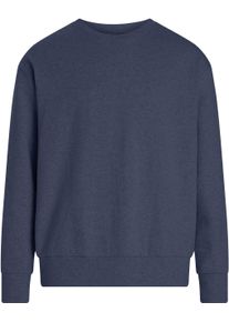 Sweatshirt "SWEATSHIRT", Herren, Gr. XL (54), blau (ink), Sweatware, Obermaterial: 98% Baumwolle, 2% Elasthan, Calvin Klein Underwear, meliert, Basic, Rundhals, B&uuml;ndchen, Sweatshirts Sweatshirt, mit Logo-Stickerei