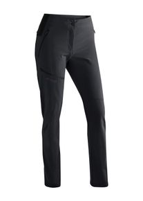 Outdoorhose Maier Sports "Latit Slim Vario W", Damen, Gr. 50, Normalgr&ouml;&szlig;en, schwarz, 88% Polyester (recycelt), 12% Elasthan, Hosen Outdoorhose, Damen Wanderhose, lange Outdoor-Hose, Trekkinghose slim