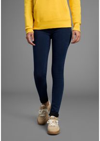 Skinny-fit-Jeans Arizona "Ultra Stretch", Damen, Gr. 40, N-Gr, rinsed, Denim/Jeans, Obermaterial: 63% Baumwolle, 32% Polyester, 5% Elasthan, skinny fit lang, Jeans Skinny-fit-Jeans, skinny-fit, betonte Taille, shaping-Effekt, high Waist