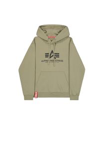 Hoodie Alpha Industries "Basic Hoodie BL", Herren, Gr. S, gr&uuml;n (olive), Obermaterial: 80% Baumwolle, 20% Polyester, regular fit, Sweatshirts Hoodie