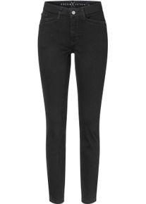 Skinny-fit-Jeans MAC "DREAM SKINNY", Damen, Gr. 46, L&auml;nge 30, schwarz, schwarz, Denim/Jeans, Obermaterial: 90% Baumwolle, 7% Elastomultiester, 3% Elasthan, unifarben, skinny fit kn&ouml;chellang, Jeans Skinny-fit-Jeans, mit aufwendig gearbeiteten Details an den Taschen