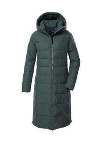 G.I.G.A. by Killtec Steppmantel "GW 88 WMN QLTD CT", Damen, Gr. 38, gr&uuml;n, Obermaterial: 100% Polyester;Futter: 100% Polyester;F&uuml;llung: 100% Polyester, G.I.G.A. DX BY KILLTEC, M&auml;ntel Steppmantel, Wasserabweisender, winddichter Mantel mit Daunenoptik und Kapuze