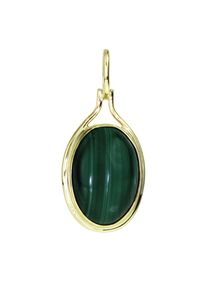 Kettenanh&auml;nger OSTSEE-SCHMUCK "OSTSEE-SCHMUCK Anh&auml;nger Marga Anh&auml;nger Marga", gelb (wei&szlig;, neutral), Schmuckanh&auml;nger, Damen, 25 x 12mm, Gelbgold 333, 2,1 g, Kettenanh&auml;nger