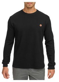 Sweatshirt INDICODE "INSalupe", Herren, Gr. S, schwarz, Sweatware, Obermaterial: 100% Baumwolle, unifarben, regular fit h&uuml;ftlang, Rundhals, Sweatshirts Sweatshirt