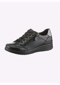Sneaker Casual Looks, Damen, Gr. 37, schwarz, Lederimitat, Schuhe Sneaker