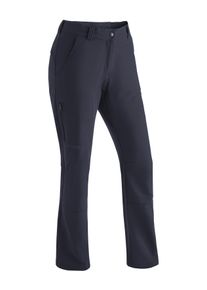 Funktionshose Maier Sports "Helga", Damen, Gr. 46, Normalgr&ouml;&szlig;en, blau (dunkelblau), 91% Polyester, 9% Elasthan, Hosen Funktionshose, warme Damen Outdoorhose, robuste Wanderhose, Regular Fit
