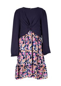 Sommerkleid happy girls "dress", M&auml;dchen, Gr. 146, EURO-Gr&ouml;&szlig;en, blau (navy), Stoff, 100% Baumwolle, normal, Kleider Sommerkleid