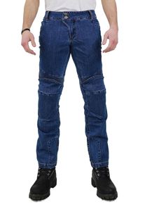 Nerf Motorradhose NERVE "Ranger" Gr. L, blau, Hosen, Herren, L, N-Gr, Obermaterial: 68% Baumwolle, 30% Polyester, 2% Elasthan, Motorradhose