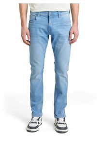 Straight-Jeans Tom Tailor Denim, Damen, Gr. 33, L&auml;nge 34, light stone bright blau denim, Denim/Jeans, Obermaterial: 75% Baumwolle, 20% Polyester, 3% Viskose, 2% Elasthan. Futter: 65% Polyester, 35% Baumwolle, straight fit, Jeans Straight-Jeans, im klassischen 5-Pocket-Design