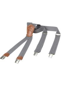 Hosentr&auml;ger Jan Vanderstorm "Hosentr&auml;ger TOKE", Herren, Gr. 130, grau, Obermaterial: 87% Polyethylen PE. 13% Elasthan EL., Hosentr&auml;ger Hosentr&auml;ger