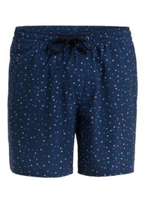 Boardshorts Quiksilver "Surfsilk Straight 16", Herren, Gr. S, blau (schwarz navy minichaos), 92% Polyester, 8% Elasthan, Hosen Boardshorts