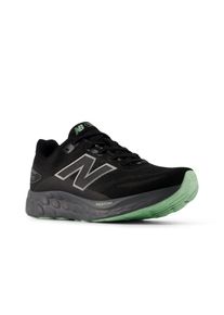 Laufschuh New Balance "680", Damen, Gr. 36,5, schwarz, castlerock, lab gr&uuml;n, schwarz silber metallic, Textil, Schuhe Laufschuh