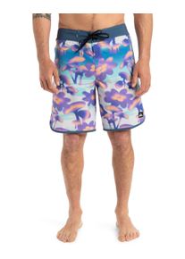 Boardshorts Quiksilver "Highline Scallop 19", Herren, Gr. 28(XS), blau (marine blau biophilia), Obermaterial: 88% Microfaser, 12% Elasthan;, Hosen Boardshorts