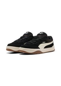 Sneaker Puma "PARK LIFESTYLE SK8 SD", Damen, Gr. 43, schwarz (Puma schwarz, frosted ivory), Leder, Schuhe Sneaker