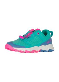 Outdoorschuh Trollkids "KIDS SANDEFJORD HIKER XT", Kinder, Gr. 33, aquamarine, cornflower, light magenta, Synthetik, Schuhe Outdoorschuh, wasserdicht