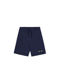 Shorts Alpha Industries "Label Jogger Short", Herren, Gr. S, Normalgr&ouml;&szlig;en, ultra navy, Obermaterial: 80% Baumwolle, 20% Polyester, Hosen Shorts
