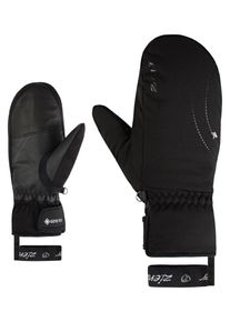 F&auml;ustlinge Ziener "KAINOANI-Z GTX MITTEN", Damen, Gr. 7.5, schwarz, Materialmix, Handschuhe F&auml;ustlinge