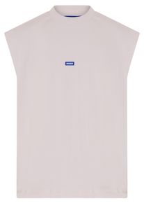 T-Shirt HUGO BLUE "Navertz", Damen, Gr. S, light, pastel lila535, Single Jersey, Obermaterial: 100% Baumwolle, regular fit h&uuml;ftlang, Rundhals, Shirts T-Shirt, mit Hugo-Label