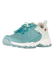 Outdoorschuh Trollkids "KIDS TROLLTUNGA HIKER LOW XT", Kinder, Gr. 31, aqua haze, aqua marble, Synthetik, Textil, Schuhe Outdoorschuh, wasserdicht