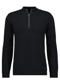 Rundhalspullover Ragman, Herren, Gr. 58, schwarz, Strick, 95% Baumwolle 5% Kaschmir, ohne Ausschnitt, Pullover Rundhalspullover