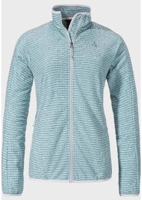 Sch&ouml;ffel Fleecejacke SCH&Ouml;FFEL "Hiking CIRC Fleece Jk Style Terxa WMS", Damen, Gr. 44, blau (8075, blau), Oberstoff: 100% Polyester, regular fit, hoch geschlossener Ausschnitt, Jacken Fleecejacke