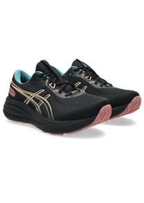 Laufschuh asics "GEL-PULSE 17 GORE-TEX", Damen, Gr. 39, schwarz, apricot crush, Synthetik, Schuhe Laufschuh, wasserdicht