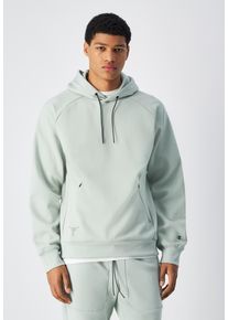 Kapuzensweatshirt Champion, Herren, Gr. M (48/50), gr&uuml;n (cvs), Obermaterial: 69% Polyester, 26% Baumwolle, 5% sonstige Fasern, Sweatshirts Kapuzensweatshirt