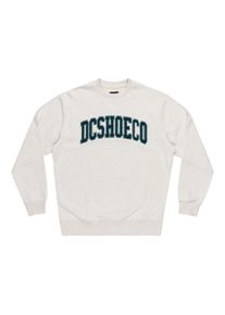 Sweatshirt DC Shoes "Varsity", Herren, Gr. XS, grau (snow heather), Obermaterial: 80% Walkfrottier, 20% Microfaser;, Sweatshirts Sweatshirt