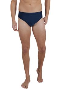 Badeslip Ceceba "Atlanta", Herren, Gr. 14 (6XL), N-Gr, blau (blau, dunkel, uni), Elasthan, Polyester, unifarben, Badehosen Badeslip, mit gro&szlig;em Gr&ouml;&szlig;enlauf, schnelltrocknend, figurnah geschnitten, bequem